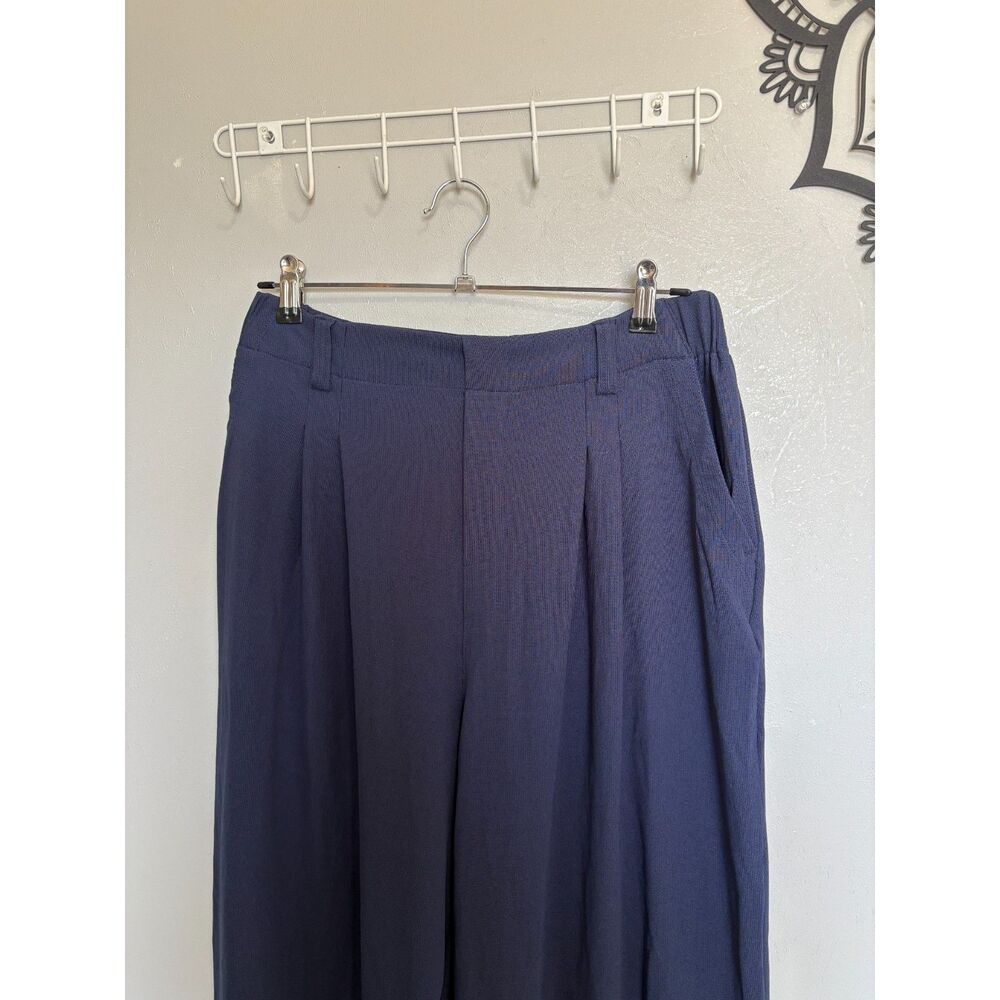 Halara Flex™ Large High Waisted Waffle Wide Leg Work Pants - Picture 6 of 10